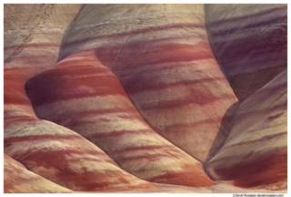 Closeup, Painted Hills of Oregon, Painted Hills National Monument, Mitchell, Oregon, Fall 2016