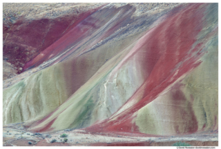 Laterite Layers, Painted Hills of Oregon, Painted Hills National Monument, Mitchell, Oregon, Fall 2016