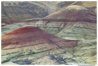 Painted Peaks, Painted Hills of Oregon, Painted Hills National Monument, Mitchell, Oregon, Fall 2016