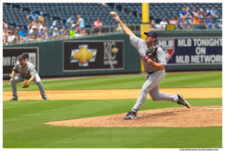 Justin Verlander at Kauffman Stadium, Kansas City, Missouri