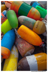 Buoys in Stonington, Maine