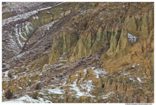 Snow Dusted Cliffs, Blue Basin, John Day River